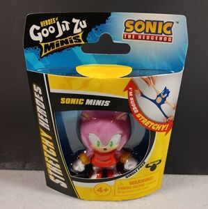 Heroes Of Goo Jit Zu Minis AMY ROSE Figure Sonic The Hedgehog Single Packs